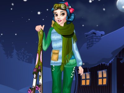 Princess Winter Skiing Game Image Princess Winter Skiing Game