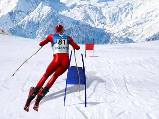 Slalom Ski Simulator Game Image Slalom Ski Simulator Game