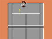 Retro Tiny Tennis Game